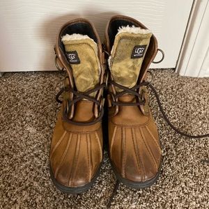 UGG Cecile Waterproof Leather Duck Boots